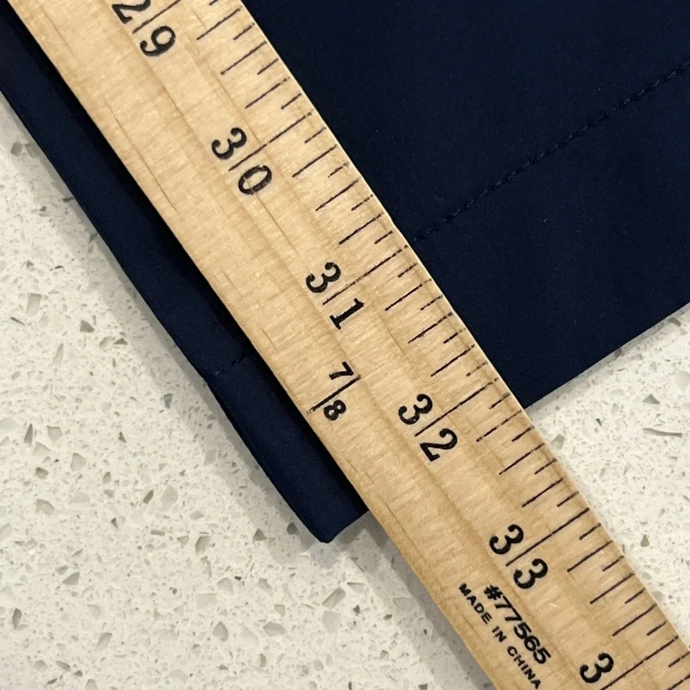 New J Crew Tech Pant Men 35x32 Navy Stretch Moisture Wick UPF 50+ Golf Chino NWT